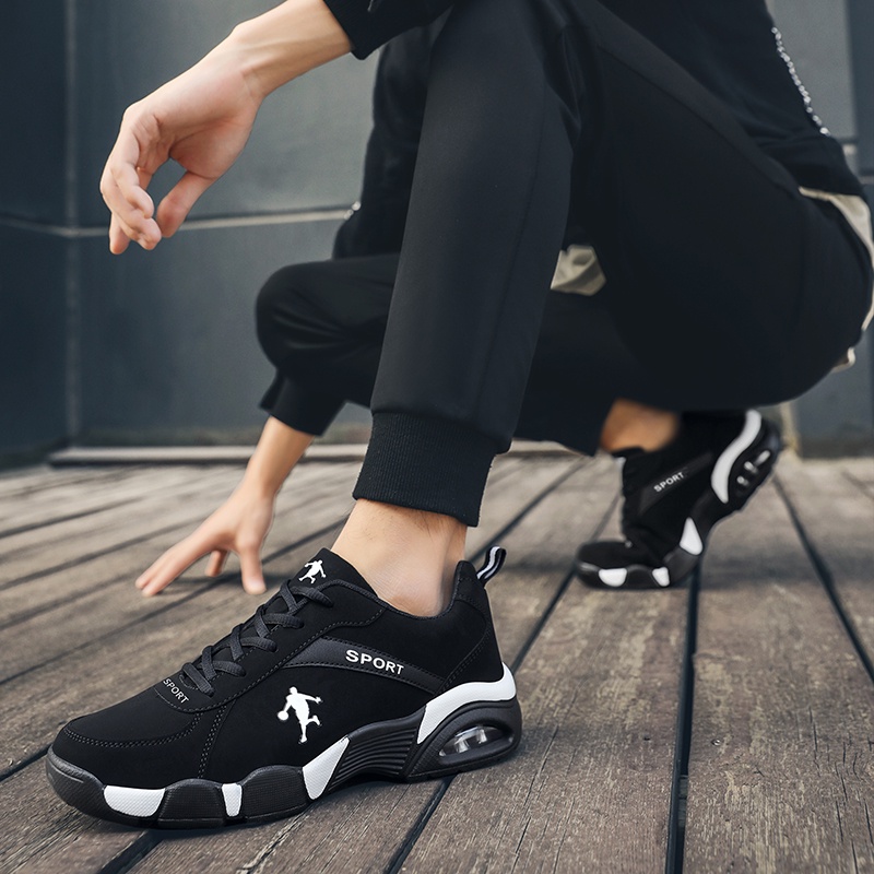 Giày Thể Thao Cổ Thấp Có Đệm Khí Chống Trượt Thời Trang Cho Nam