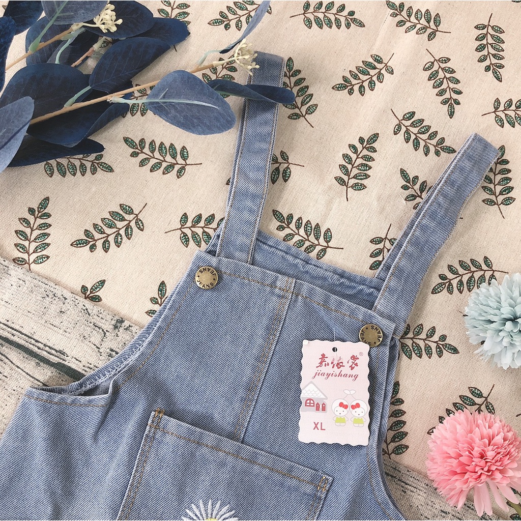 Yếm Thời Trang Hàn Quốc Dành Cho Bé Gái Mẫu Hot 2022 - Họa Tiết Thêu Xinh Cute (048)