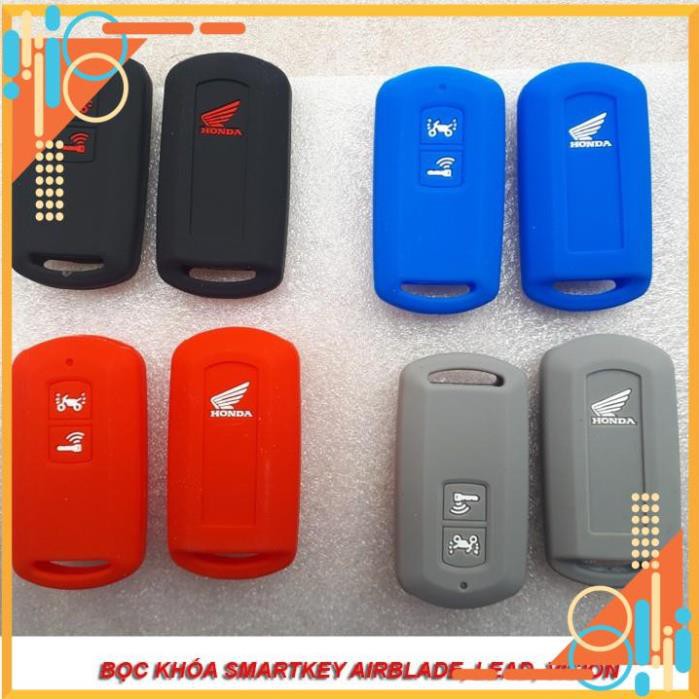 Bọc chìa khóa Smartkey Honda Air Blade, Vision, Lead, Vario- 2 nút silicon