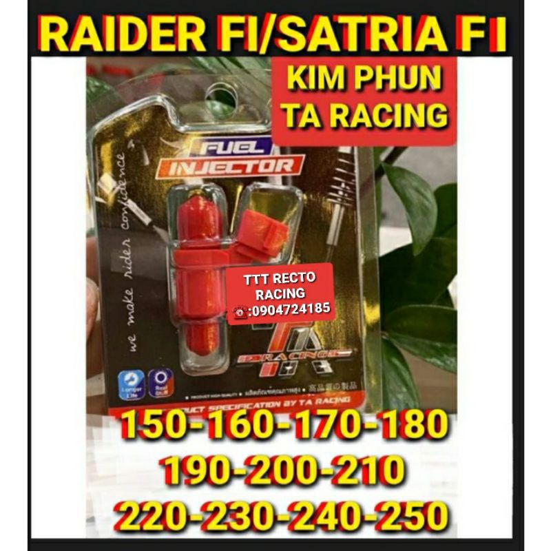 KIM PHUN RAIDER FI/SATRIA FI TA RACING TỪ 150CC ĐẾN 250CC MALAYSIA