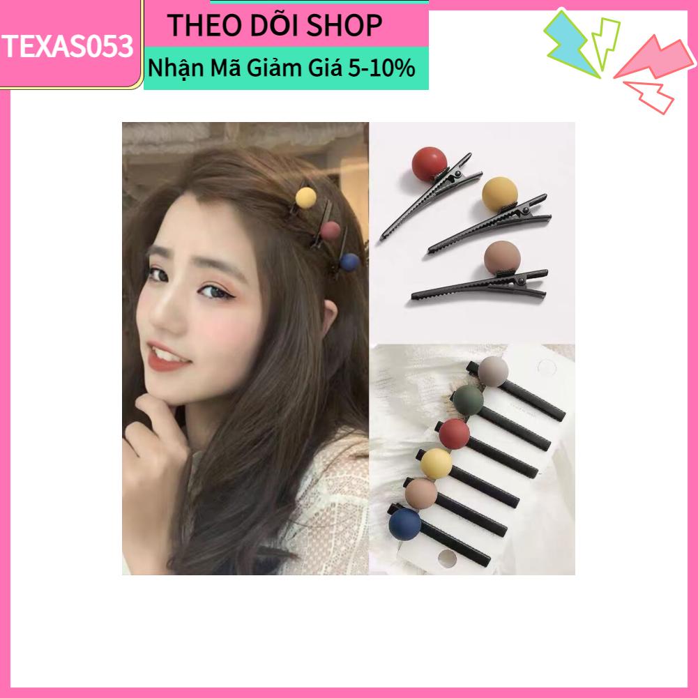 Texas053 Frosted Hair Clips Brilliant Colors Ins Style Cute for Cloth Decoration Gifts