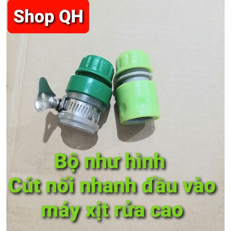 Bộ cút nối-Combo bộ nối đầu vào máy rửa xe-Bộ cút nối máy rửa xe