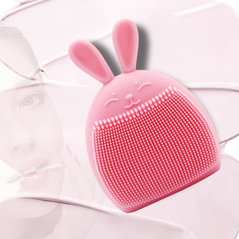 (Hàng Mới Về) Miếng Gel Silica Rửa Mặt Tẩy Tế Bào Chết Thiết Kế Tay Thỏ / Mèo Dễ Thương | BigBuy360 - bigbuy360.vn