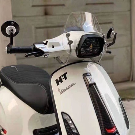 Kính Chắn Gió Vespa Hàng Hãng Cao Cấp Cho Sprint Primavera GTS Loại Thấp