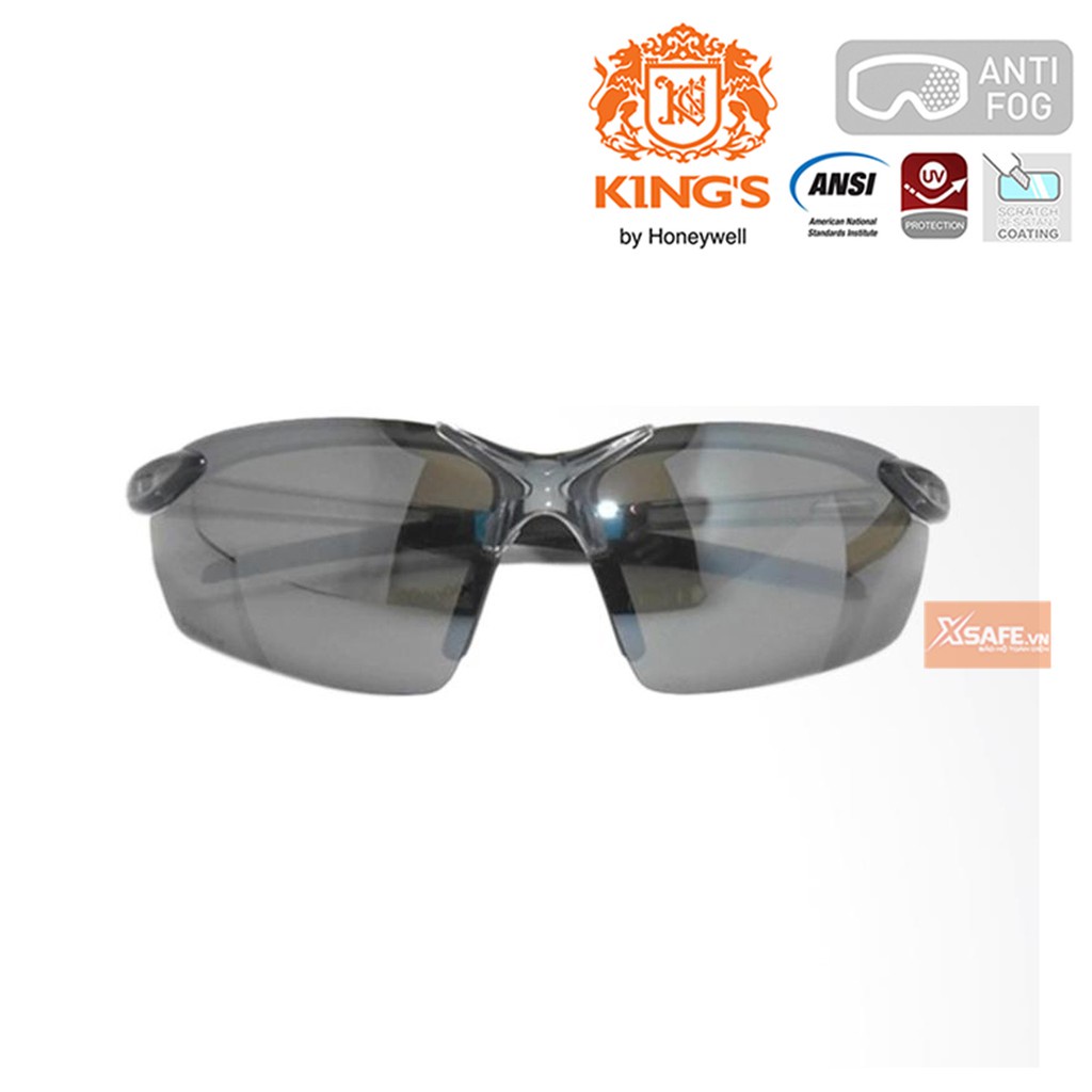 Kính bảo hộ Kings KY712 Kính chống bụi, tia UV, chống trầy xước, đọng sương, bảo vệ mắt, đi xe máy, lao động