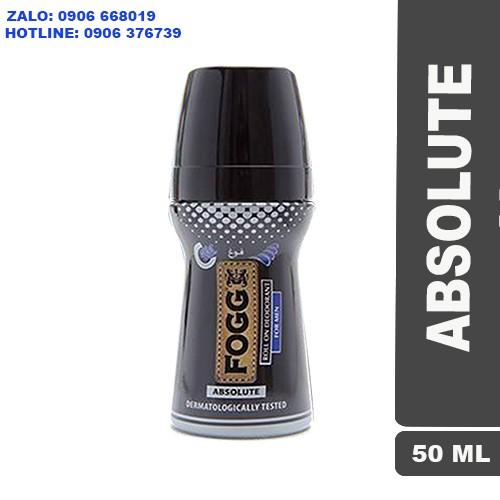 LĂN KHỬ MÙI DÀNH CHO NAM FOGG ABSOLUTE - DUBAI - 50ML