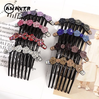 Lược Cài Tóc Hình Hoa Đính Đá Thời Trang Cho Nữ