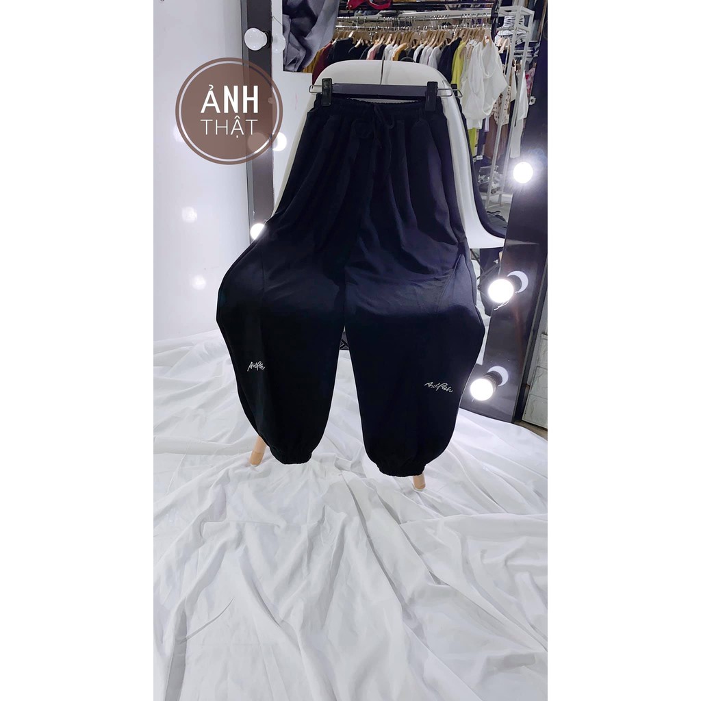 [GIÁ HỦY DIỆT] Quần Jocgger Nỉ Bo Chân Thêu Chữ Chất Nỉ Ngoại Dày Đẹp Có Size Unisex Nam Nữ Ulzzang