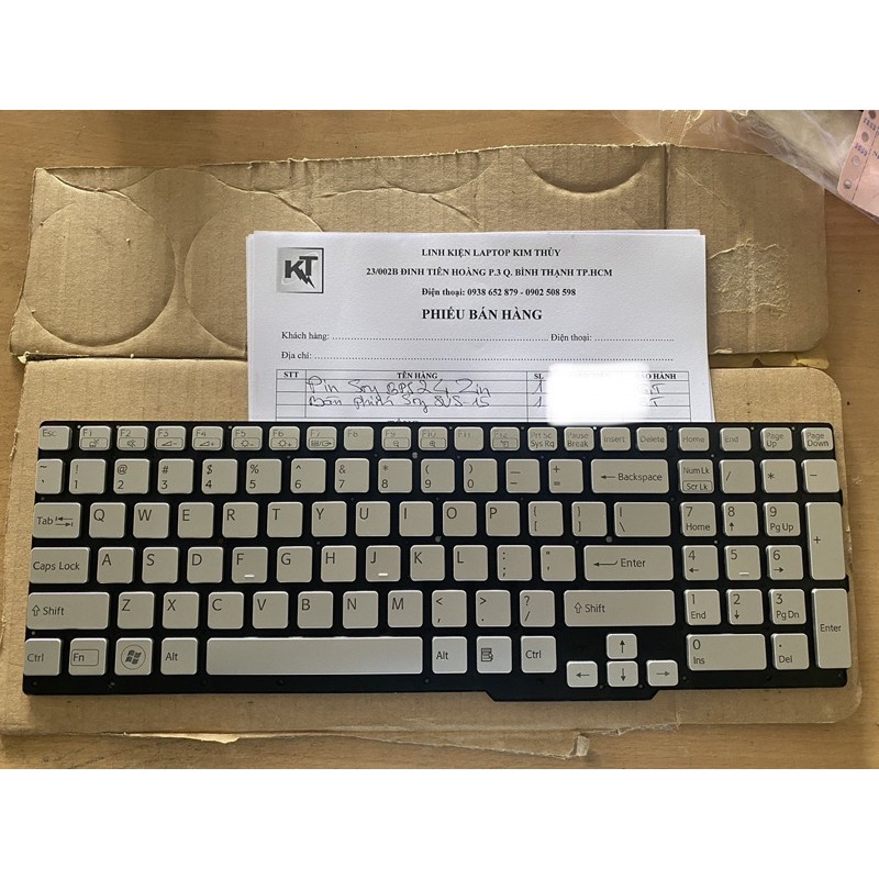 Bàn phím Laptop Sony Vaio SVS15 Series