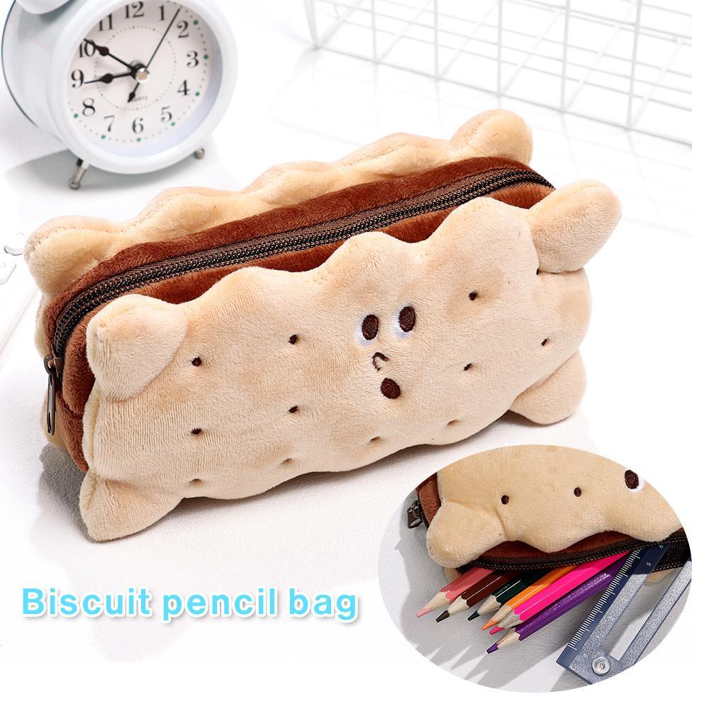 LANFY Túi Đựng Bút Hình Bánh Sandwich Dễ Thương