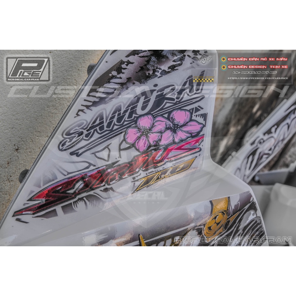 Tem Sirius full trắng Tem hình Samurai