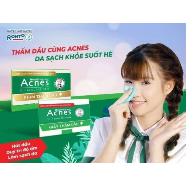 Acnes Giấy Thấm Dầu Oil Remover Paper 100 tờ