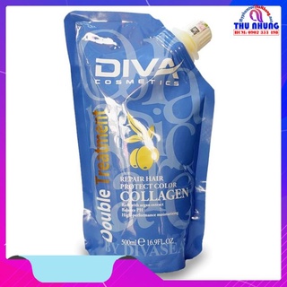 DẦU HẤP Ủ TÓC DIVA COLLAGEN HAIR REPAIR SIÊU MƯỢT (MẪU MỚI) 500ML