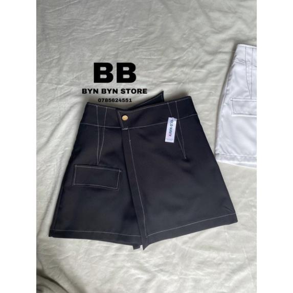 QUẦN GIẢ VÁY ĐAI CAO VIỀN CHỈ NỔI XINH HÌNH THÂT VV1 [Hàng Siêu Cấp] | BigBuy360 - bigbuy360.vn