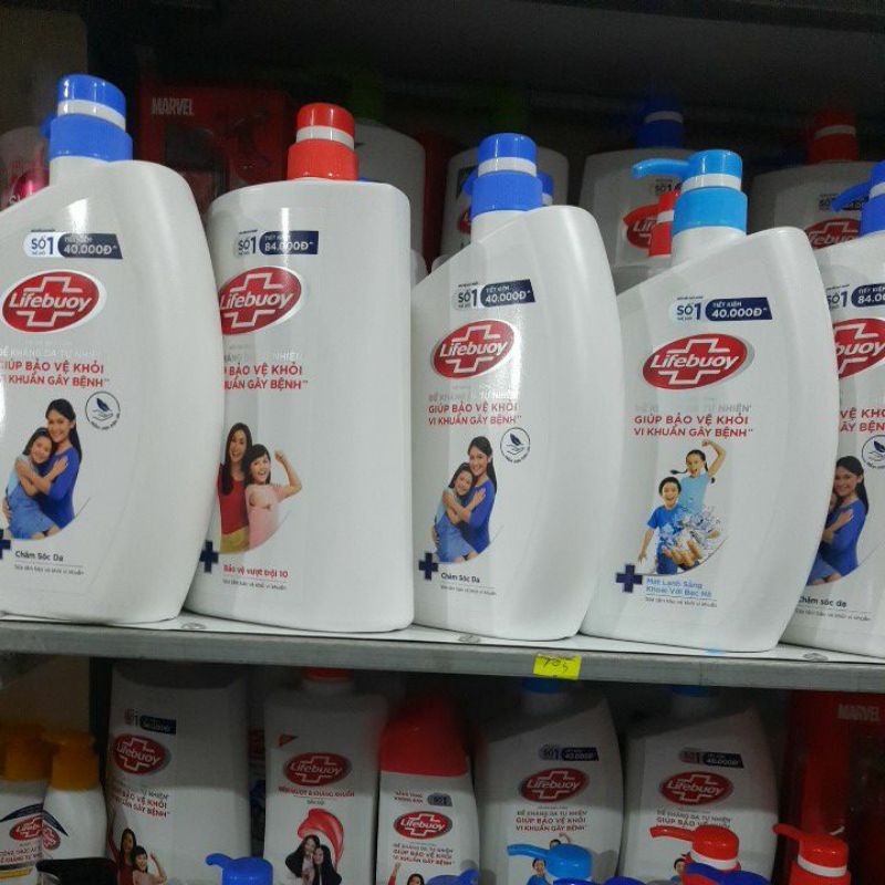 sữa  tắm lifebouy chăm sóc da giúp bảo vệ vi khuẩn tốt hơn với ionbac c