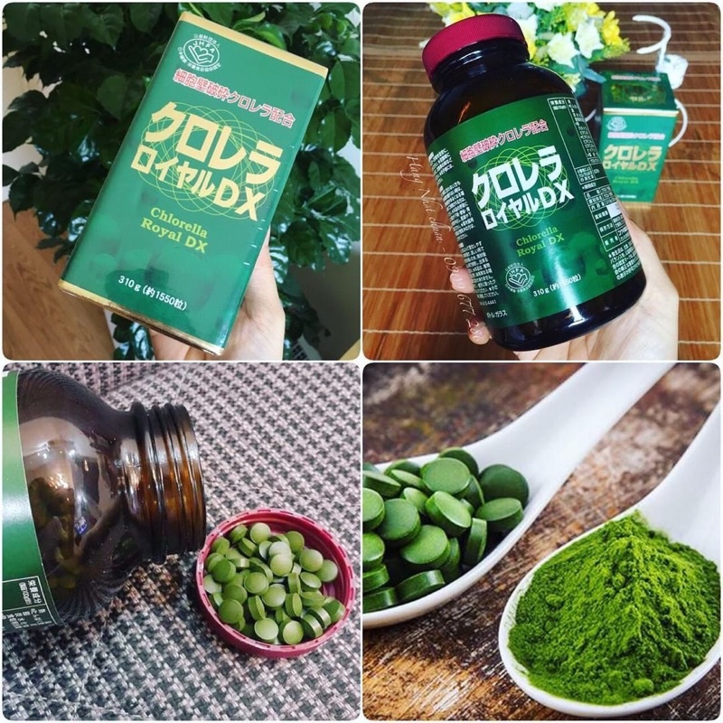 Tảo lục hoàng gia Chlorella Royal DX Nhật Bản 1550 Viên