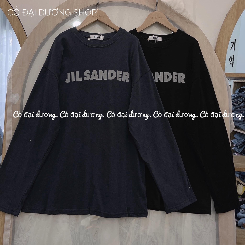 Áo phông thu đông tay dài ống xuông chữ JIL SANDER -Mã 3158 ( kèm ảnh thật ) | BigBuy360 - bigbuy360.vn