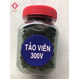 Tảo viên thức ăn cho cá cảnh và tép hủ nén 300 viên- thức ăn dinh dưỡng cá cá nhỏ và tép