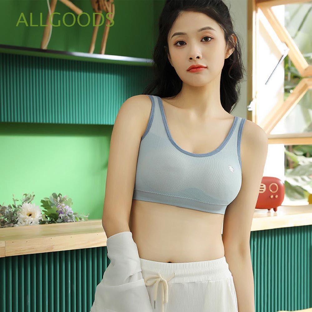 Áo Lót Cotton Không Gọng Họa Tiết Thỏ Dễ Thương Dành Cho Tuổi Teen