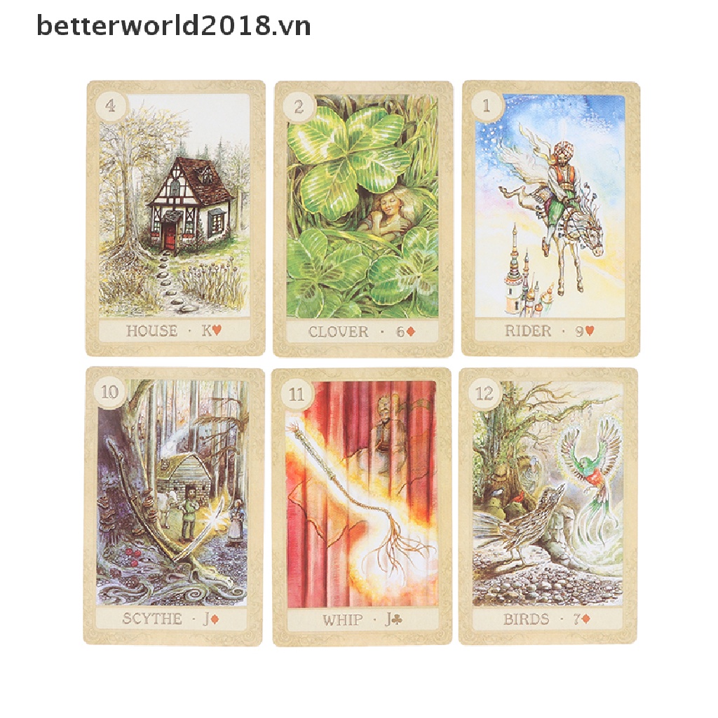 Bộ Thẻ Bài Tarot Fairy Tale Lenormand Oracle 2018