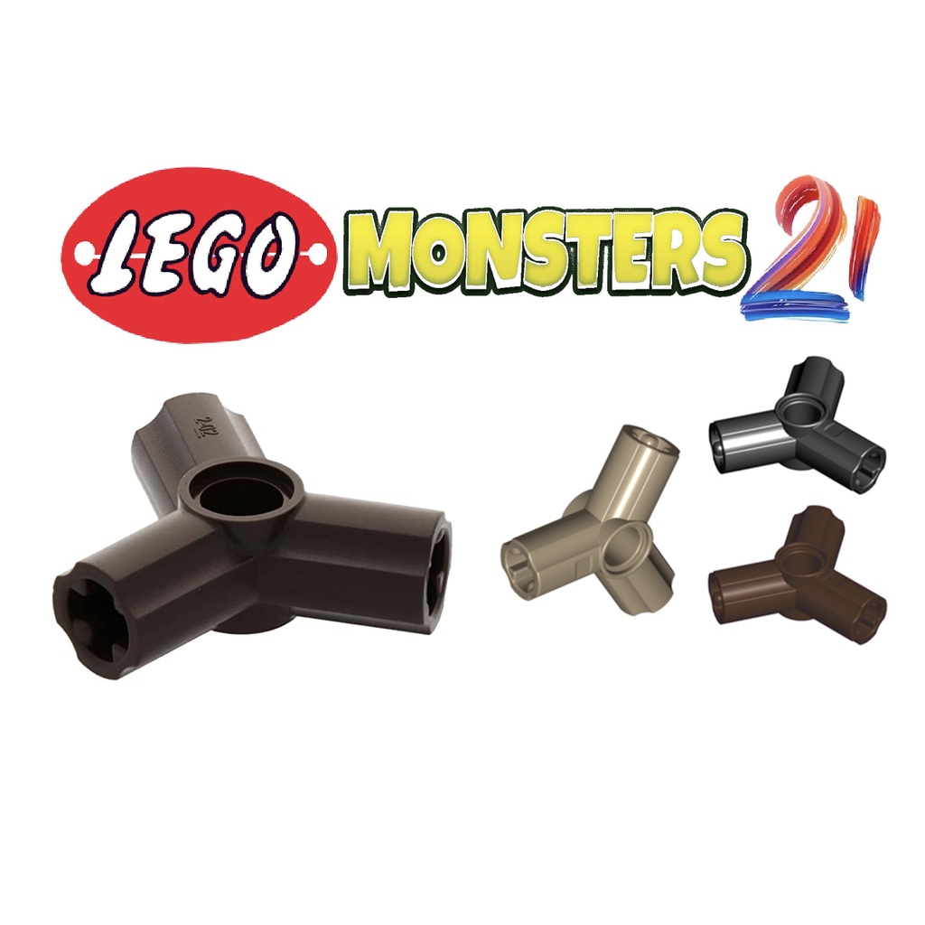 [LEGO MONSTER21]-10288-Technic, Axle and Pin Connector Triple