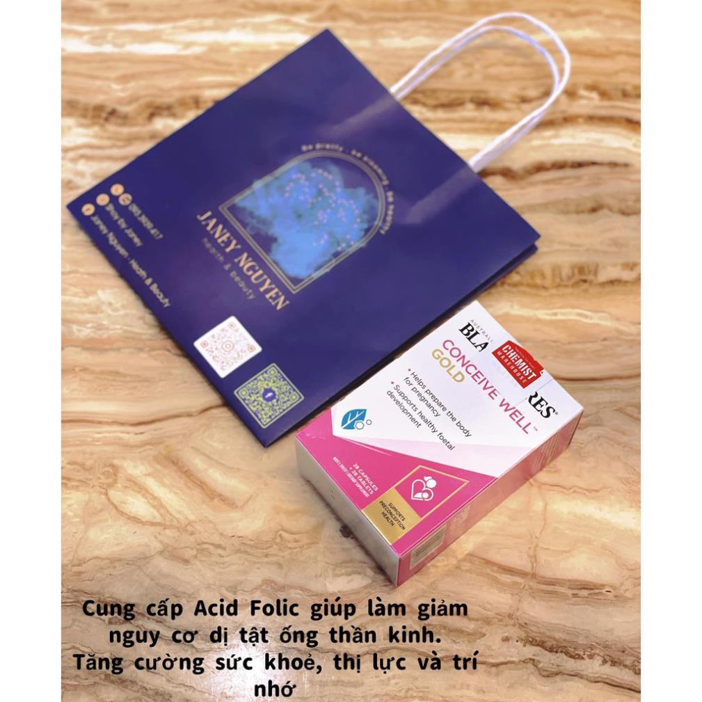 Blackmore Conceive Eell Gold 56v VIÊN UỐNG TĂNG KHẢ NĂNG THỤ THAI (Mẫu mới)