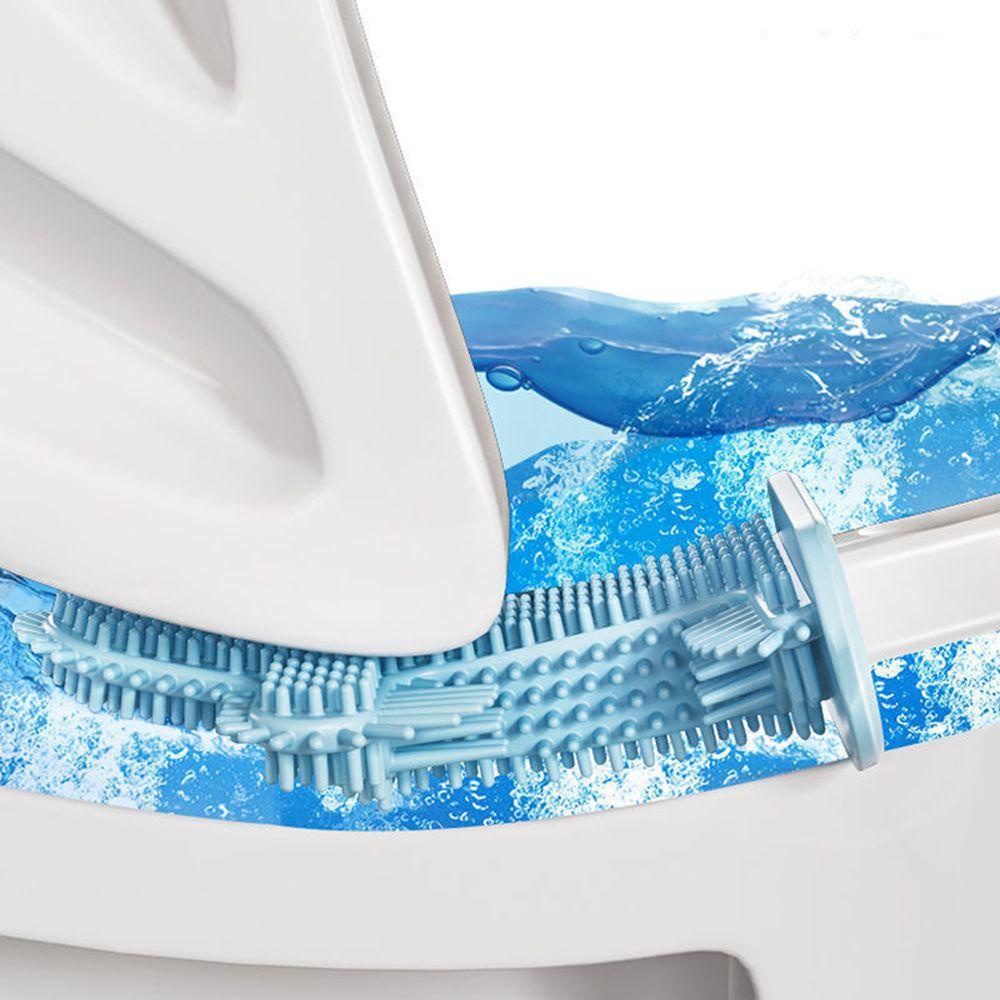 Bàn Chải Cọ Bồn Cầu Lông Mềm Cán Dài Chống Rò Rỉ Nước