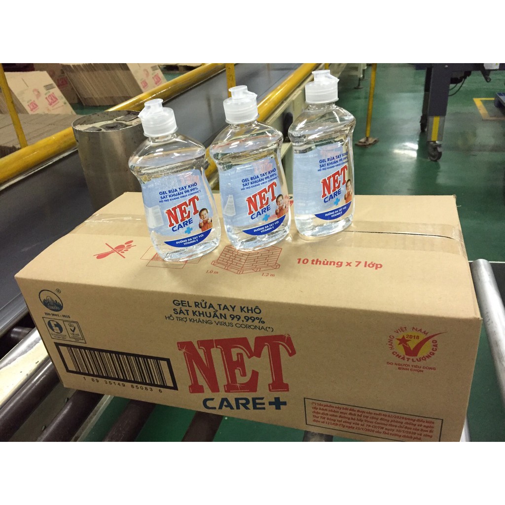 Gel rửa tay khô Net 250ml sạch khuẩn 99.99% | BigBuy360 - bigbuy360.vn