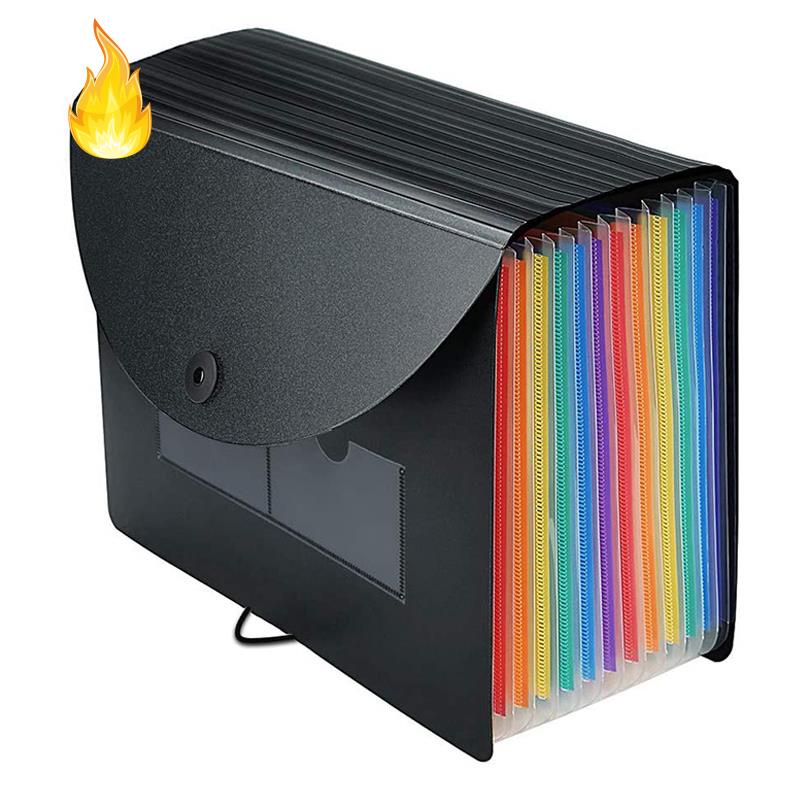 Bìa đựng tài liệu 12 ngăn khổ A4 sắp xếp gọn gàng tiện dụng