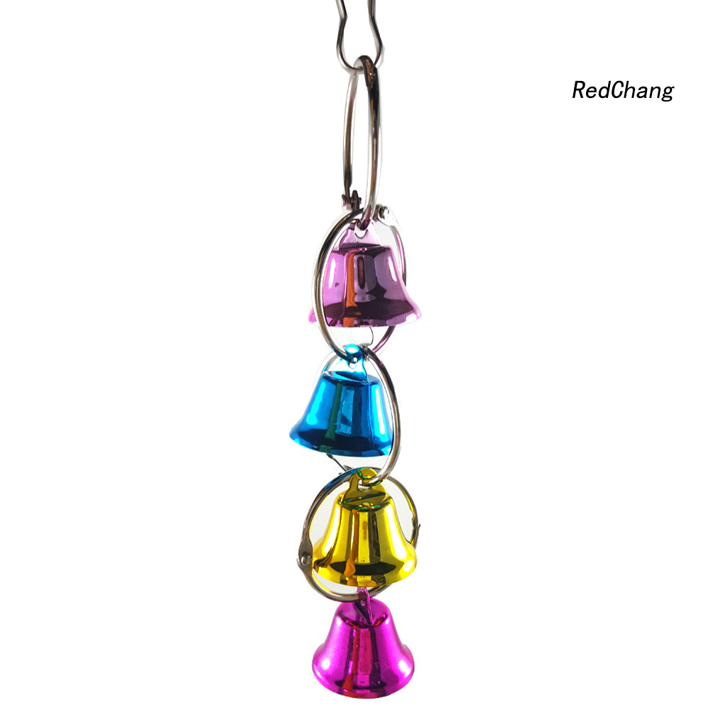 Chuông Đồ Chơi Nhiều Màu Sắc Vui Nhộn Cho Vẹt