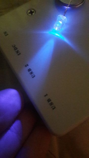 Led 5mm tím uv