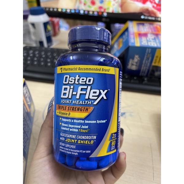 Osteo bi flex viên uống 200 viên,160 viên,80 viên có bổ xung vitamin d3 và glucosamine chondroitin
