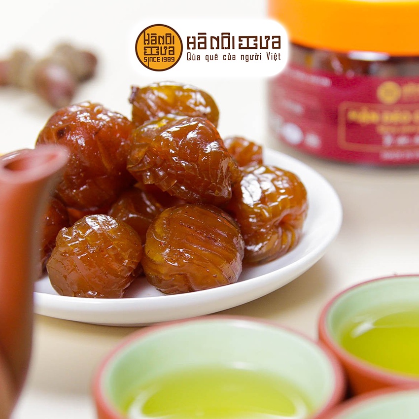 Xí muội ô mai mận dẻo chua cay Hà Nội Xưa vị dẻo, chua, cay, đồ ăn vặt thơm ngon đậm vị - hộp 180g 250g