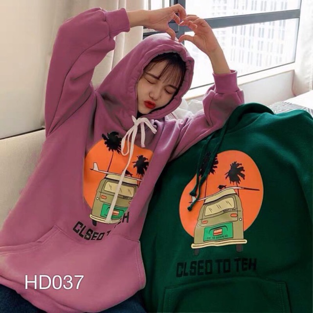 Áo hoodie nam nữ VN CLO in hình và chữ clseo toteh - HD037