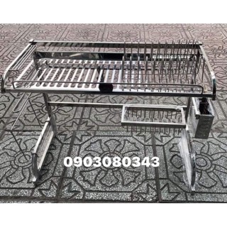 Kệ úp chén bát trên chậu rửa , mặt đá inox 304 tấm rất chắc chắn và cứng cáp chịu lực lên đến 70kg