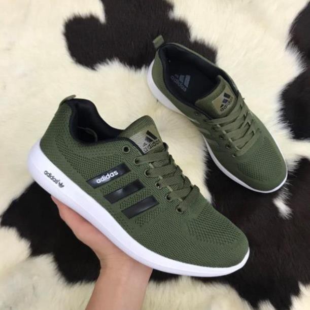 Giày thể thao nam đẹp Giày Adidas nam xanh rêu . 2020 new . 2020 ️🥇 . NEW : : * : ʳ ! #