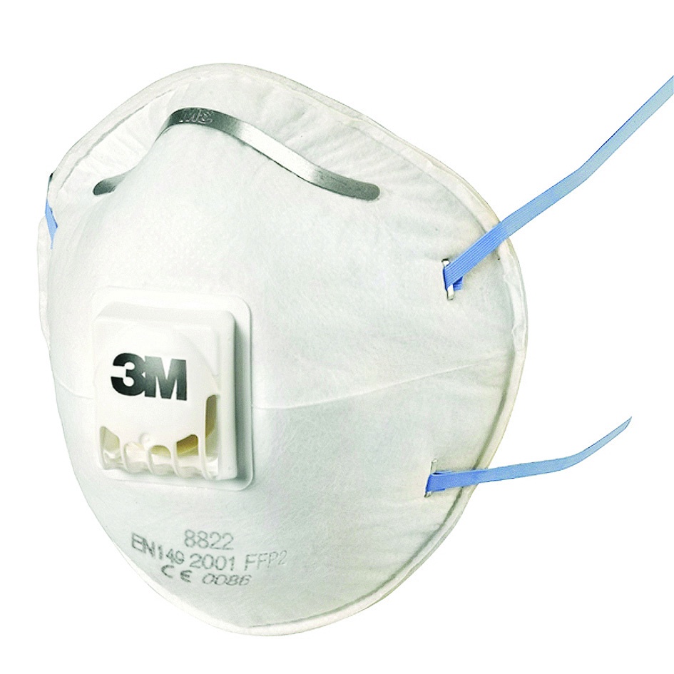 Combo 10 khẩu trang chống bụi, hóa chất dùng 1 lần 3M 8822 mask - Thái An Safety