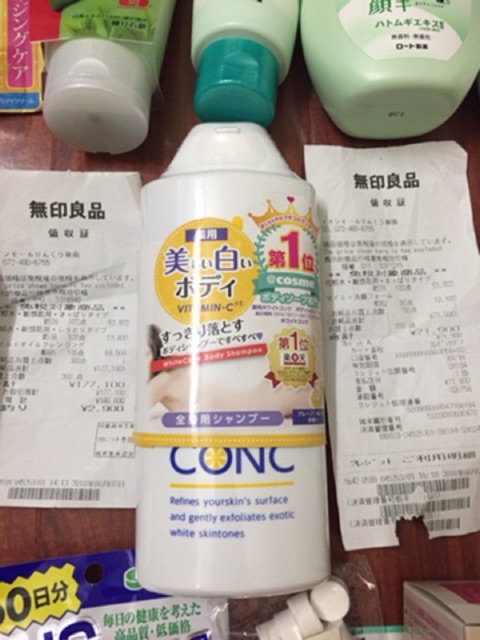 [Mã 66FMCGSALE hoàn 8% xu đơn 500K] Sữa tắm White Conc 360ml