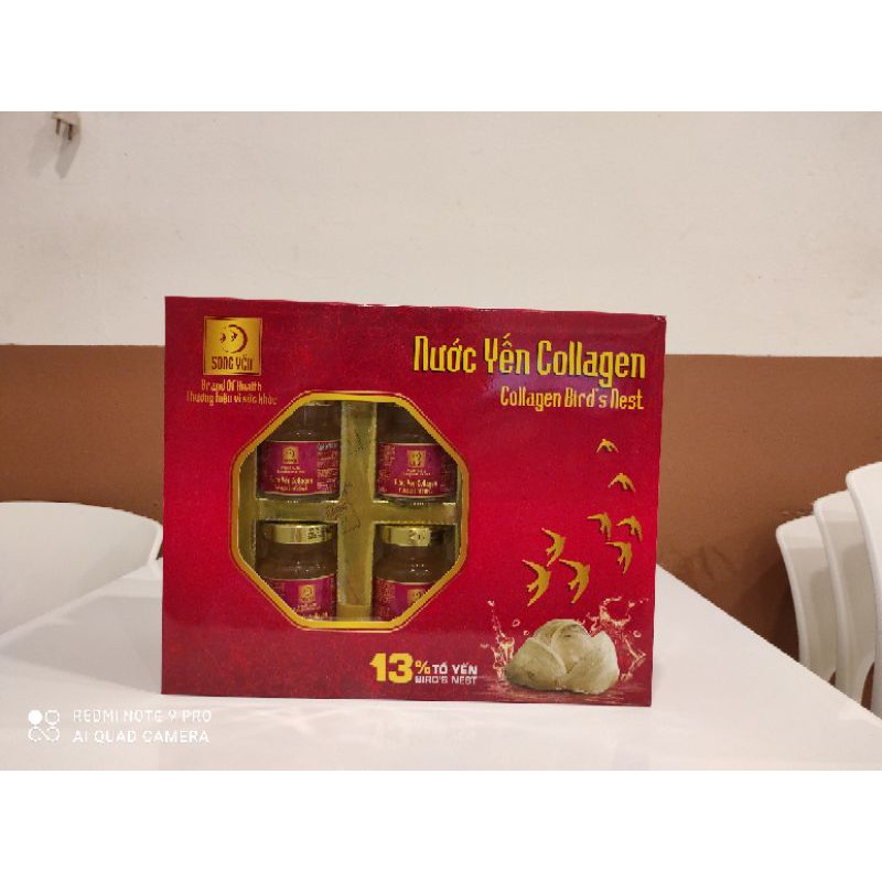 Nước yến collagen song yến 13% 10.2022 có Túi