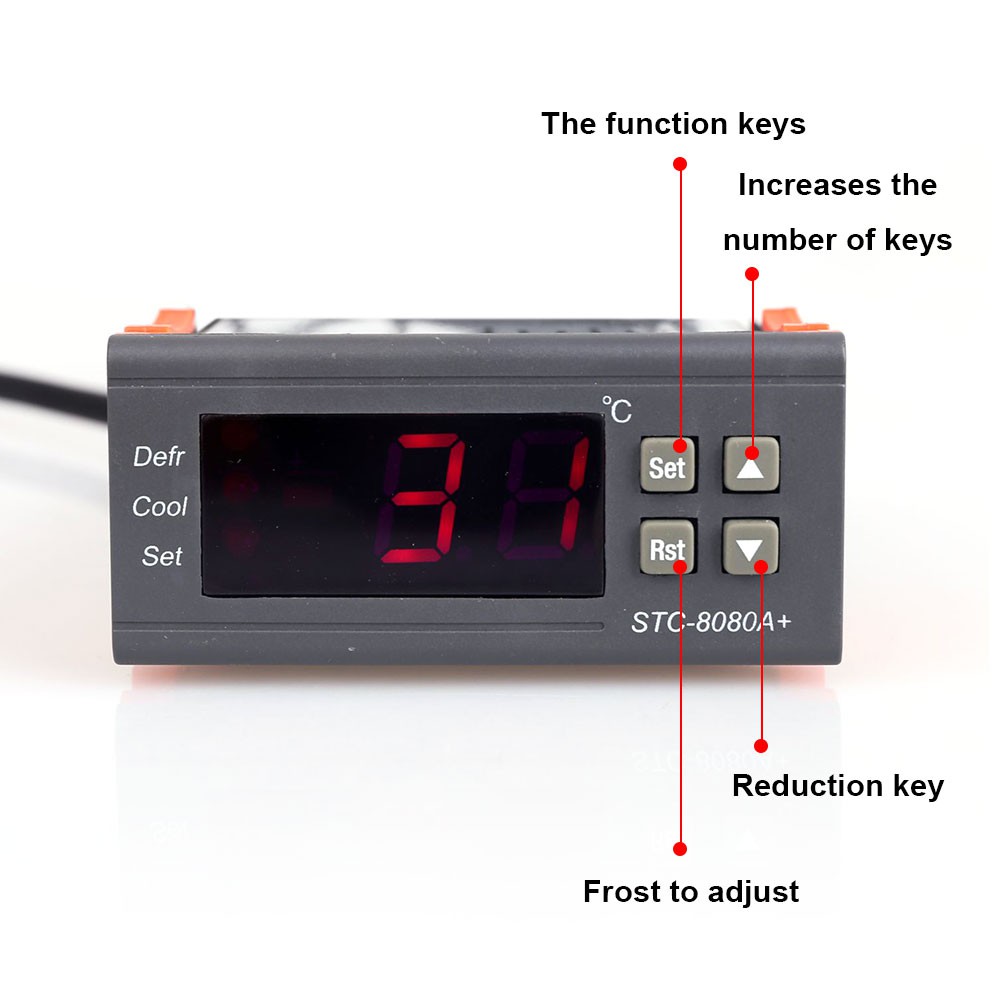 Bộ Điều Khiển Nhiệt Độ Stc-8080A Cho Xe Tải