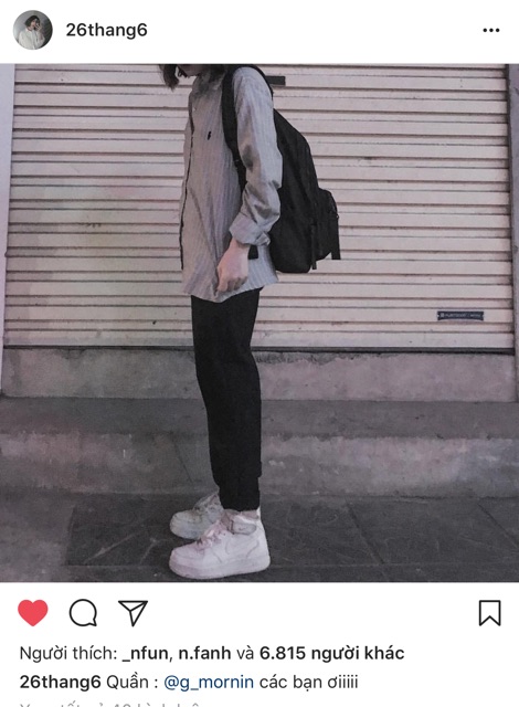 Quần baggy vải đen | BigBuy360 - bigbuy360.vn