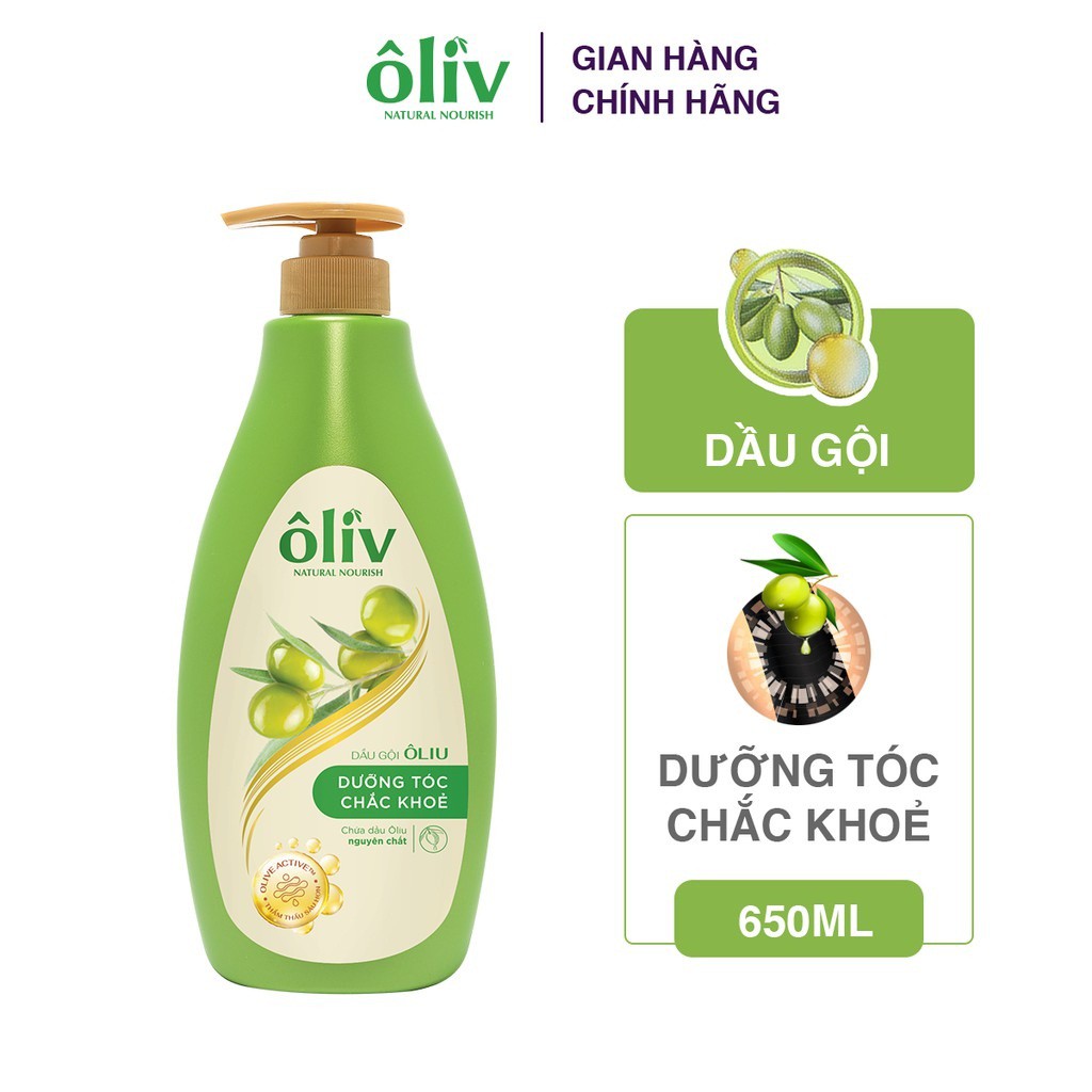Dầu Gội Dưỡng Tóc Chắc Khỏe Oliv 650ml