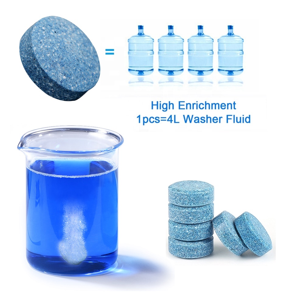 Bộ 20 Viên Sủi Bọt Vệ Sinh Kính Chắn Gió Xe Hơi (20 Cái = 80L)