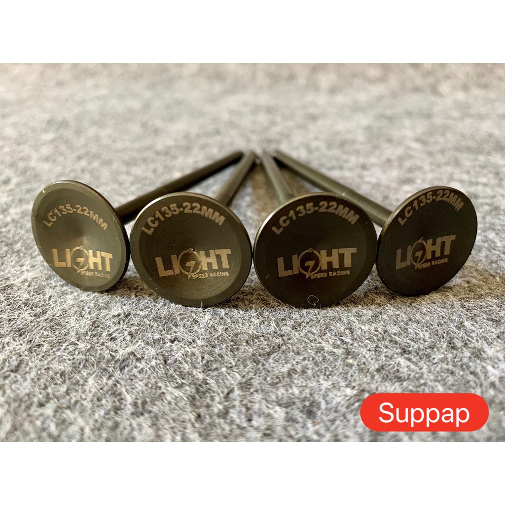 BỘ XUPPAP LIGHT RACING DÒNG ĐUA 19 / 22  - 22 / 25  - 23 / 26 CHO EXCITER _ WINNER