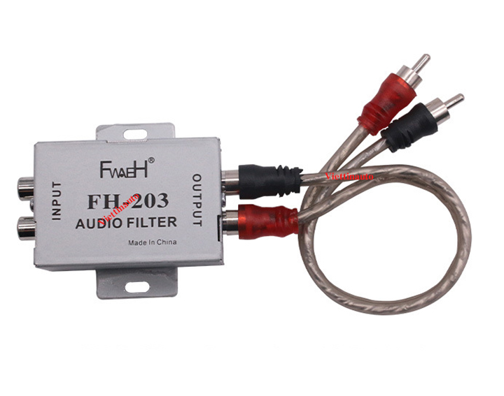 Bộ lọc tiếng ồn, tiếng hú , tiếng Xì  cho âm thanh xe hơi FH- 203