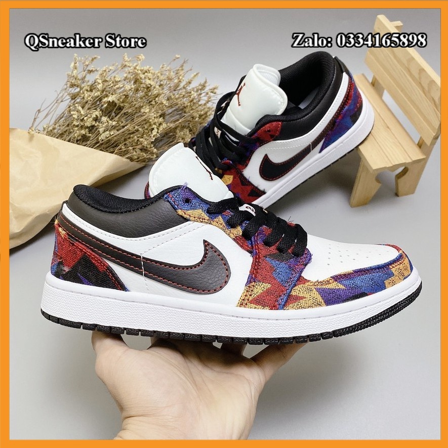 ✔️Giày Jordan 1 Low Thổ Cẩm Nothing But Fullbox✔️