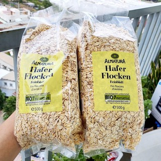 Yến mạch tươi nguyên chất Hafer Flocken 1kg của Đức ( nguyên hạt cán dẹt )