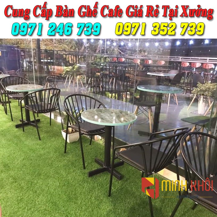 Ghế sắt cafe ngoài trời giá cực rẻ