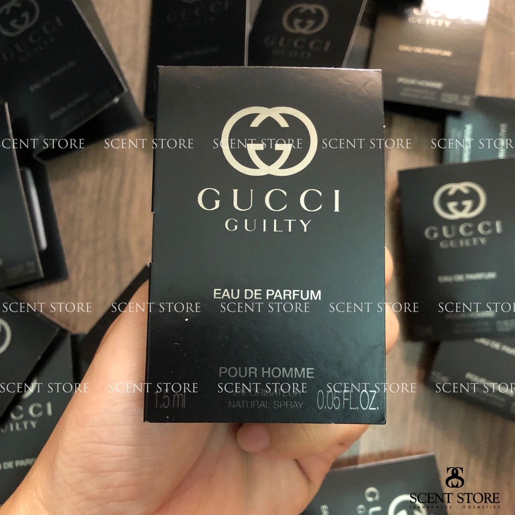 Scentstorevn - Vial chính hãng nước hoa Gucci Guilty Pour homme Edt, Edp