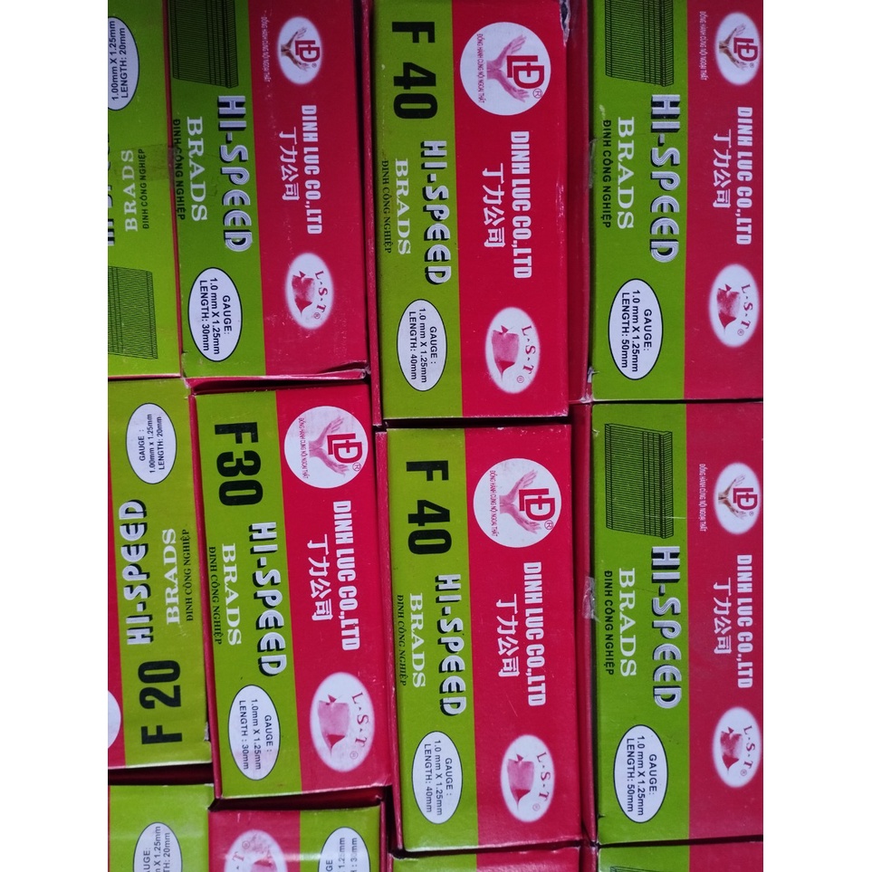 Đinh thẳng   F  quy  cách đinh F20-  F30-  F40-F50 đinh  con  cá  loại  tốt